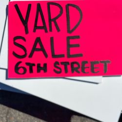 Yard Sale Today Only