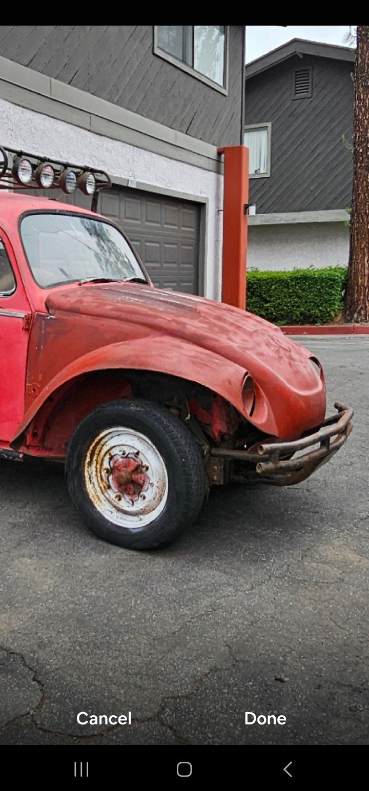 Baja Hood AND BUMPER Vw Volkswagen Bug Fiberglass (TRADE FOR 66 Body Parts)
