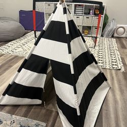 Tent Black And White 