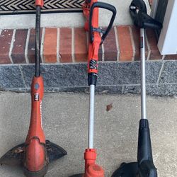 3 Electric Weed Eaters 