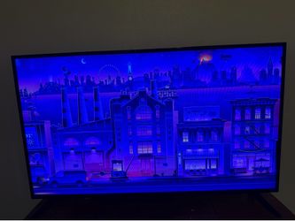 On flat screen tv