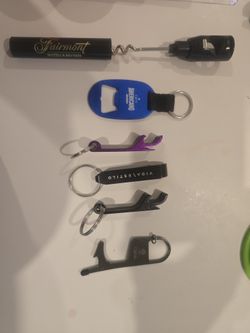 Assorted Bottle Openers and Corkscrew Set