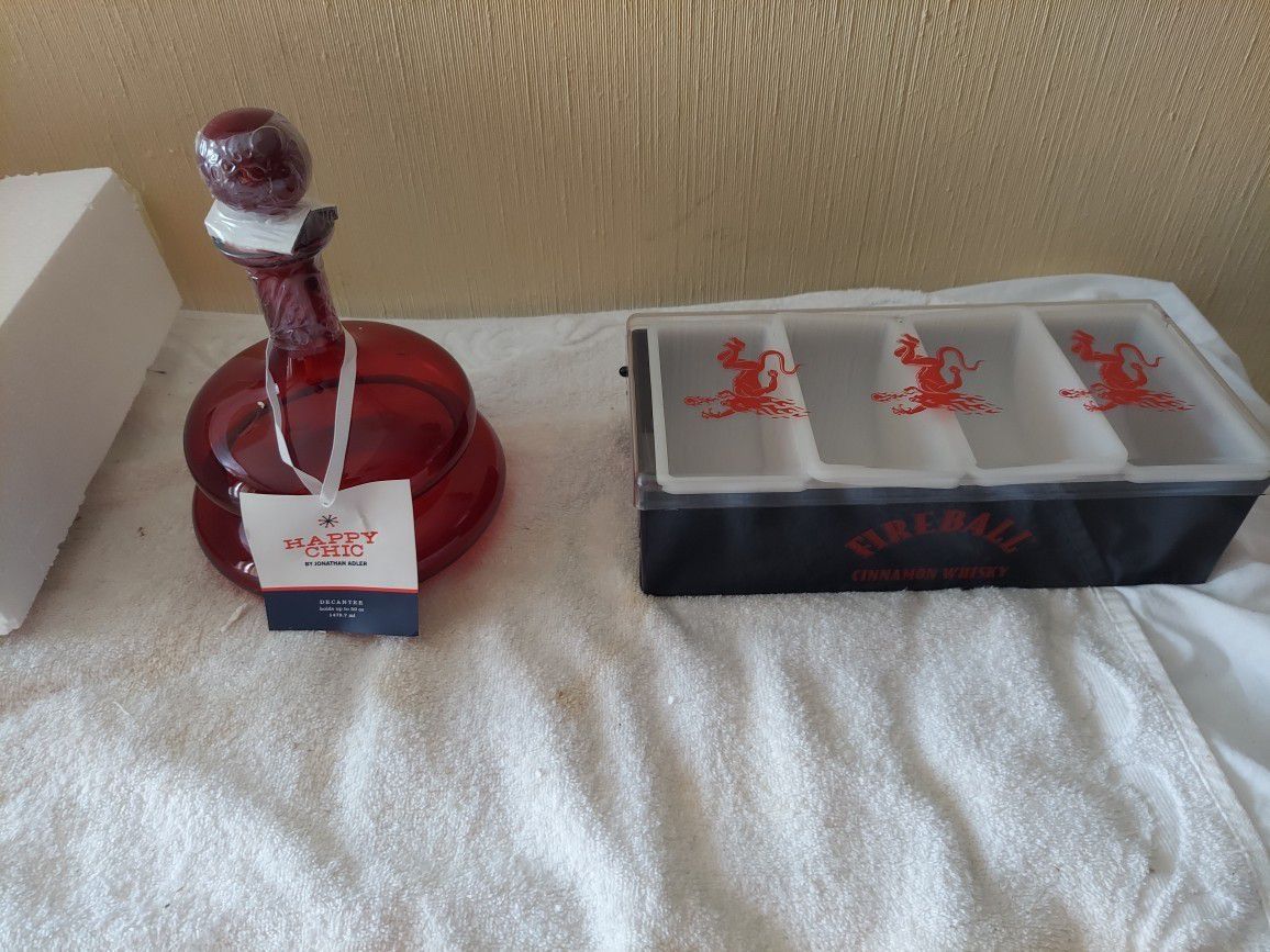 Fireball Garnish Tray