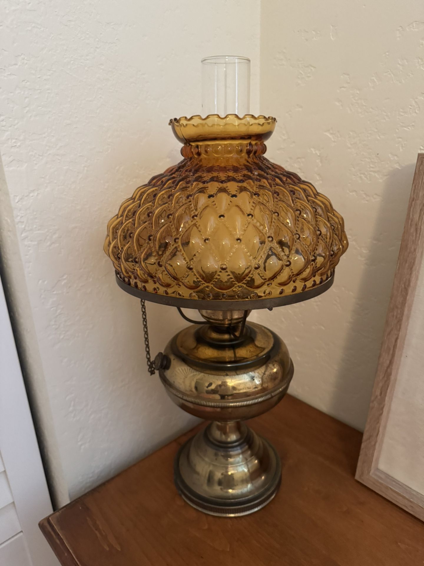 Antique Vintage Brass Lamp