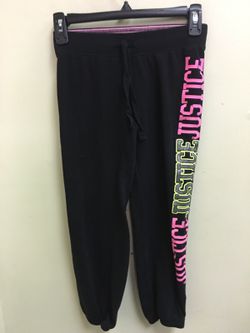Justice girls 10 sweatpants