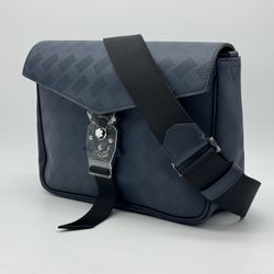 MONTBLANC EXTREME 3.0 M LOCK  ENVELOPE CROSSBODY BLUE BAG NEW 100% GENUINE $1500