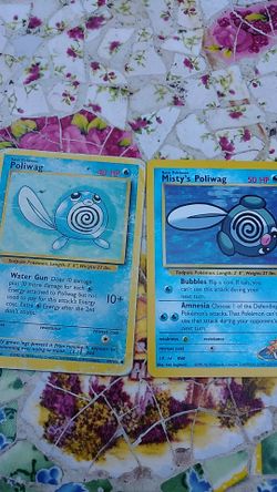 Pokemon Poliwag/Misty's Poliwag Cards