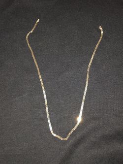 cuban link necklace 21 inch (gold plated)