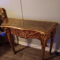 Egyptian Revival Console Table 