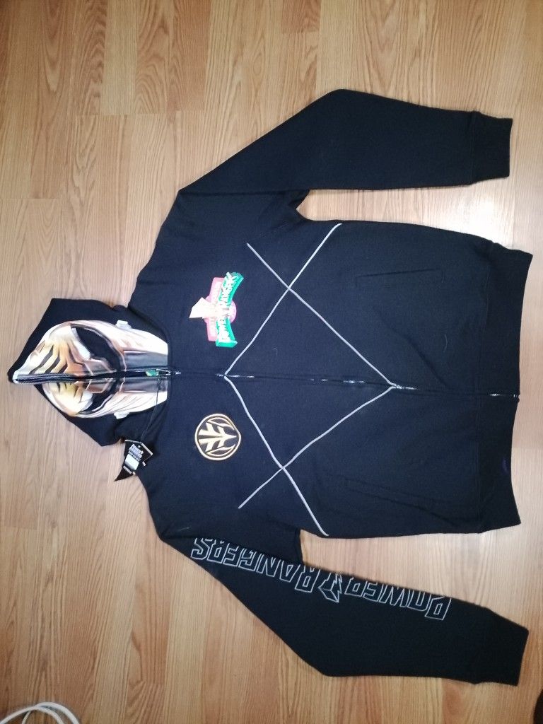 Shoe Palace x Power Rangers White Ranger Pullover Hoodie Men’s Size Medium /NWT