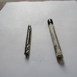 1/4" 4 Flute High Speed End Mill Double End