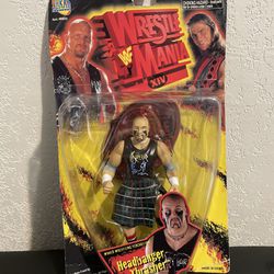 WWF WWE Jakks Headbanger Thrasher Wrestlemania 14 Wrestling figure