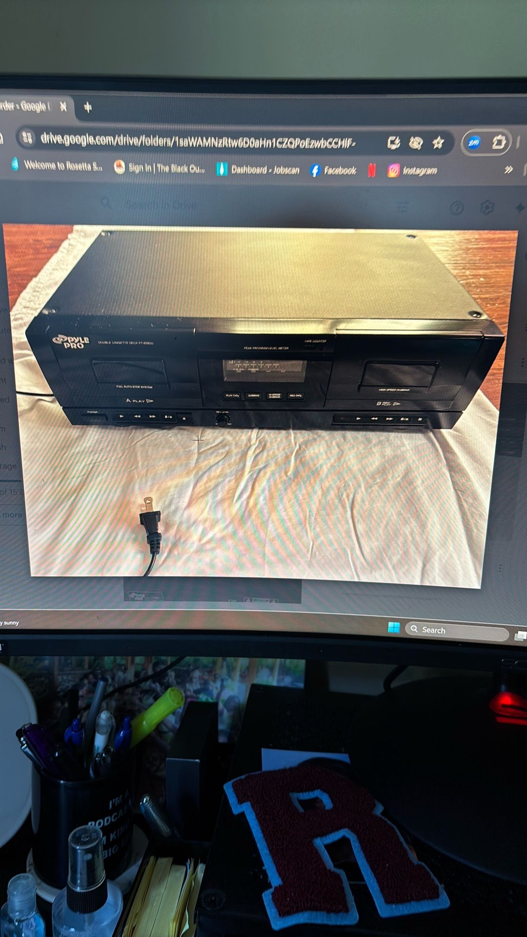 Pyle Pro Dual Cassette Deck Pt659du
