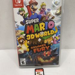 Super Mario 3D WORLD + Bowser's Fury - Nintendo Switch Game CIB/Tested in box