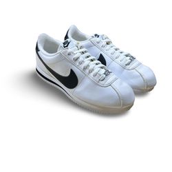 Nike Cortez 72  Men’s Size 8.5/Women’s Size 10 White Black 819719-100 Low Top