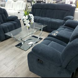 Very Comfy 3pc Living Set Sofa And Loveseat Chair 