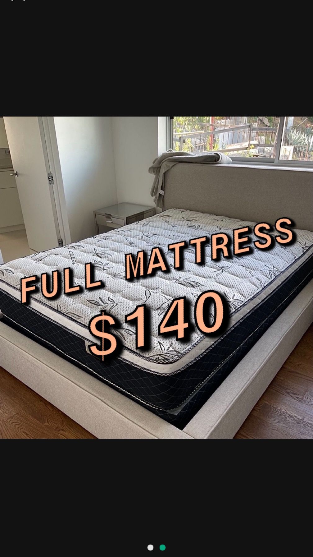 HOUSEHOLD   BRAND NEW PILLOW TOP MATTRESSES ✅ COLCHONES NUEVOS PILLOW TOP 💯‼️   QUEEN SIZE $150 ❌ $210 With Box Spring   FULL SIZE $140❌ $200 With Bo