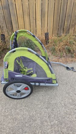 Instep Double seat child bike trailer