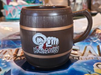 One Piece Universal Studios Fan Fest Nights Monkey D Luffy Barrel Mug