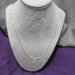 Gold  Necklace 20"