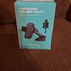 Qifutan Car Phone Holder, Car Windshield Phone Mount, Air Vent Universal Hands-Free Cell Phone Holder, Compatible with iPhone,