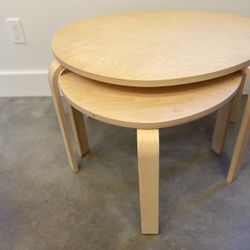 Ikea Svalsta Nesting Coffee Tables Set of Two