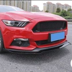 2015-2017 FORD MUSTANG 3 PCS FRONT BUMPER LIP LIT