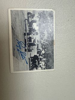 Vintage Beatles Go-Kart Card - Ringo Starr Autograph Signature