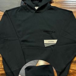 Black Essentials Hoodie