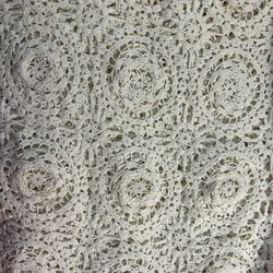 Crochet Tablecloth  - Ivory