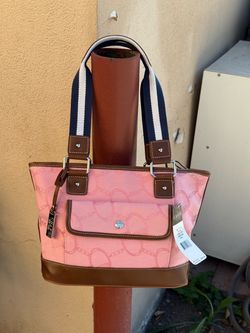New Chaps Montauk Pink Handbag