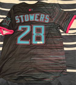 Fanatics Kyle Stowers Signed Nike City Connect Jersey