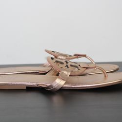 Tory Burch Miller Sandal Rose Gold Women’s Size US 9