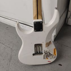 White EOB FENDER Stratocaster ELECTRIC 