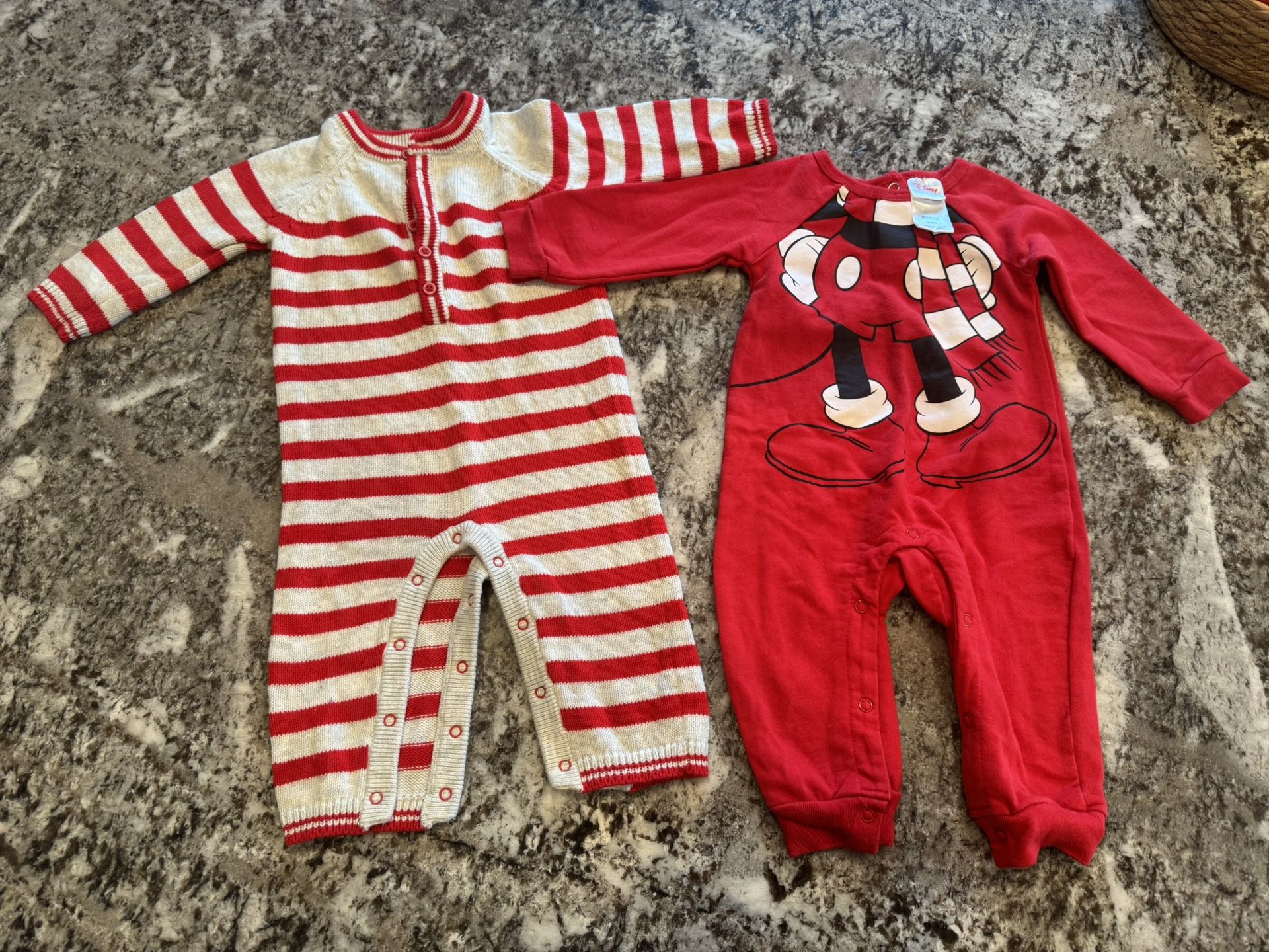 Baby Christmas Sleepers Size 3-6 Months