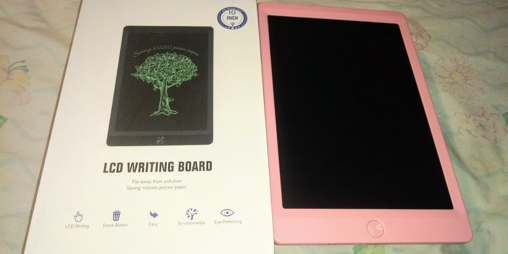 LCD 10 Inch Pink Writing Board Tablet