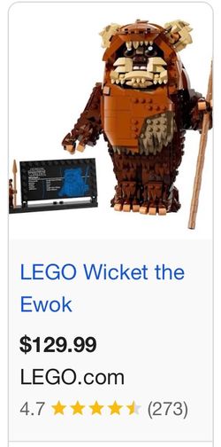 Ewok Star Wars Lego Set