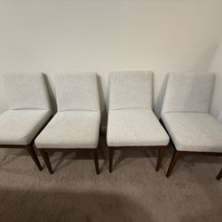 World Market Caleb Upholstered Dining Chair Set of 4 *pick up only*