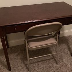 LIKE NEW Desk + Chair