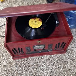 Vinyl Music Player Radio Works 
