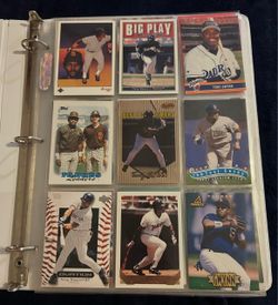Tony Gwynn 54 Card Collection Binder – Padres HOF Baseball Cards + Oversized Cover Card