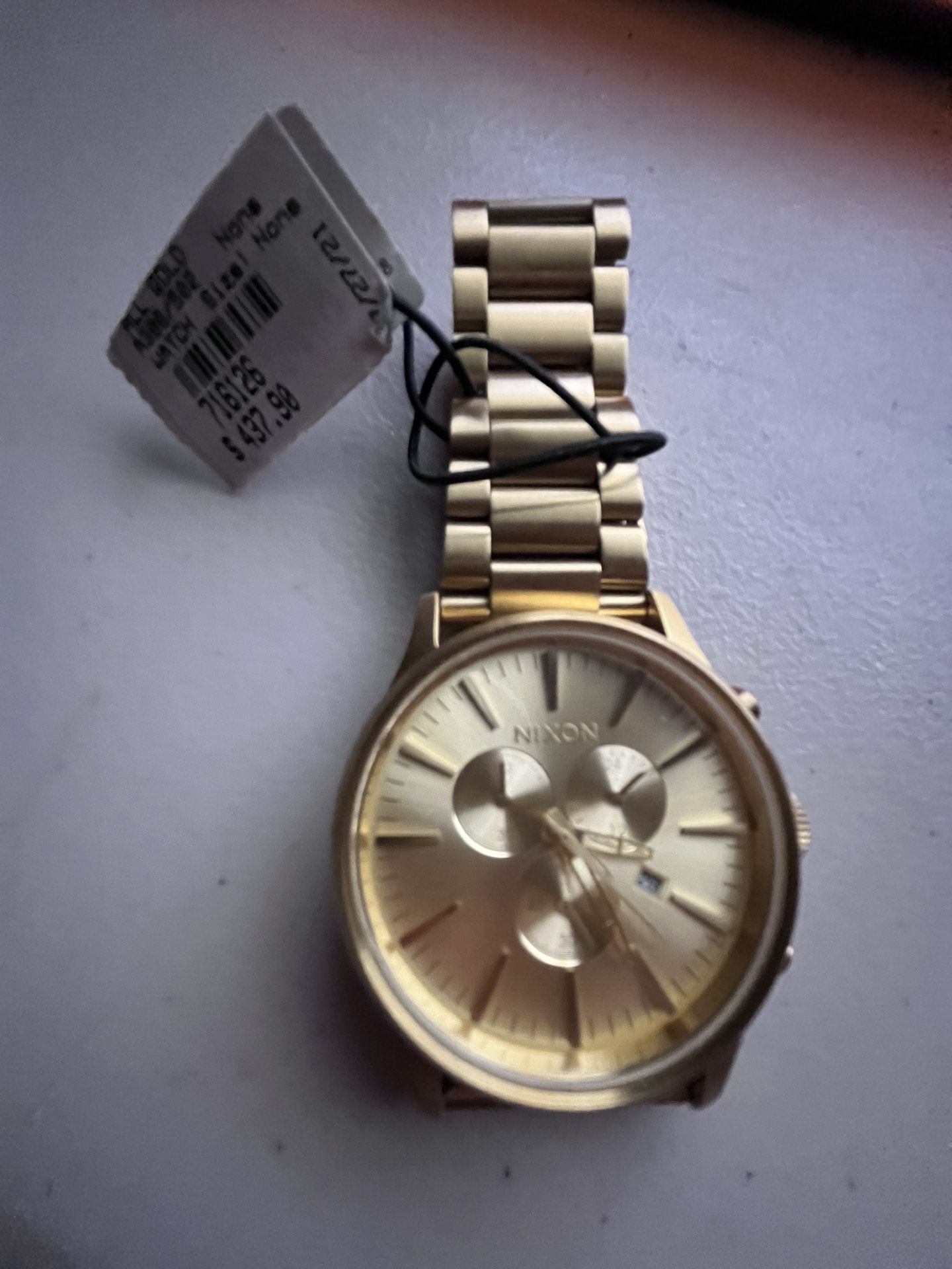 All Gold Nixon A386/502 Never Been Worn 