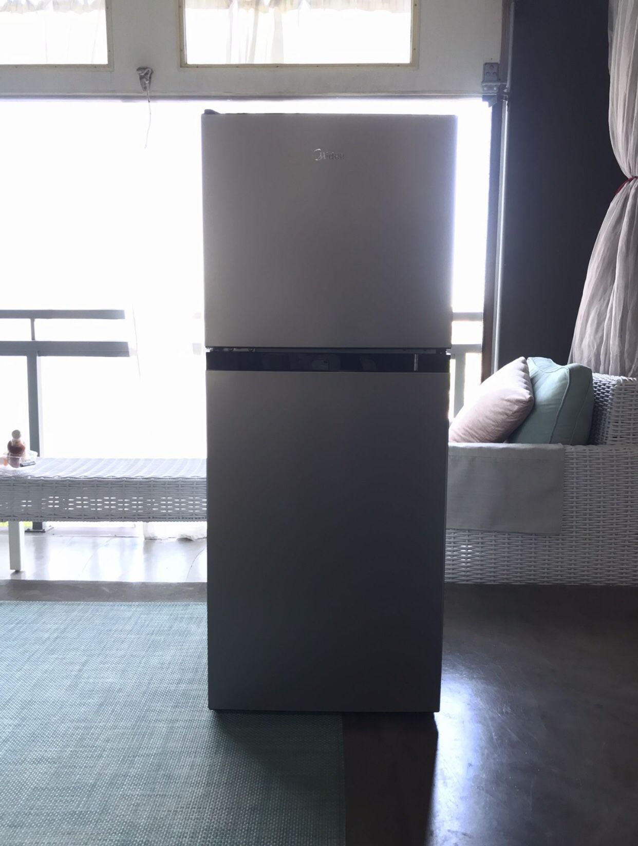 Midea Compact Refrigerator Freezer $240 AT COSTCO right now OCT 2023 ($220 + $22 TAX) 4.5 cu ft Model MRM45D3ASL NEW OPEN BOX $AVE BIG BUCK$