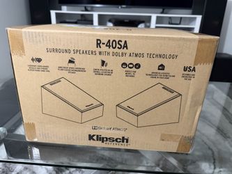 Klipsch R-40SA Dolby Atmos Brand New