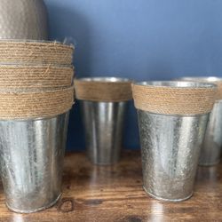 Tin Vase (6 available)