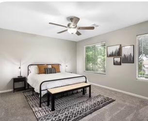 Black Metal Queen Bedroom Set