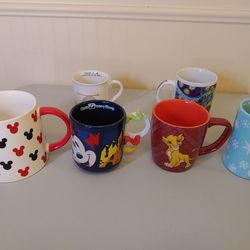 Collectible Mugs - Disney, Van Gogh, Vintage Rim Shots 