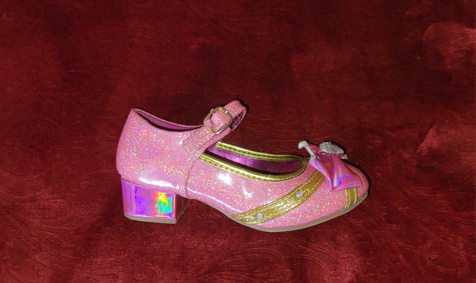 Toddler Size 10 Dress-up Heels Disney Princess Shoes Pink Excellent Condition PRICE Is Firm Cash Only 