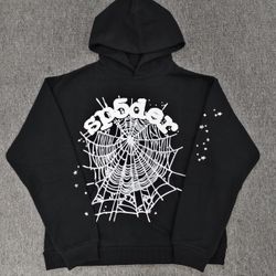 OG Sp5der Hoodie – Black & White | Brand New | All Sizes | Bulk Deals