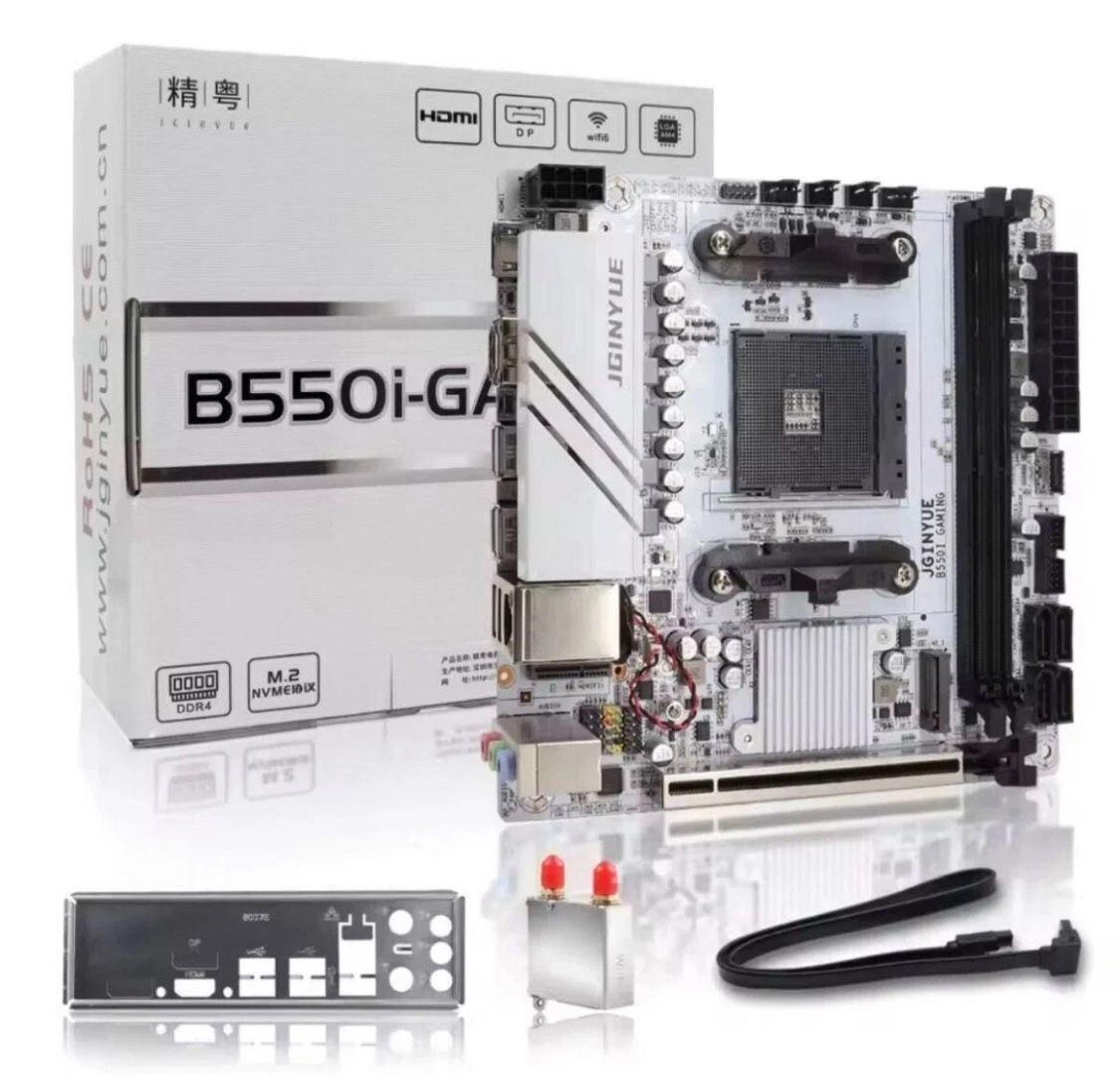 JGINYUE  B550I GAMING AM4 mini ITX Motherboard/ New